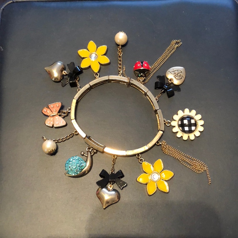 Betsey Johnson charm bracelet